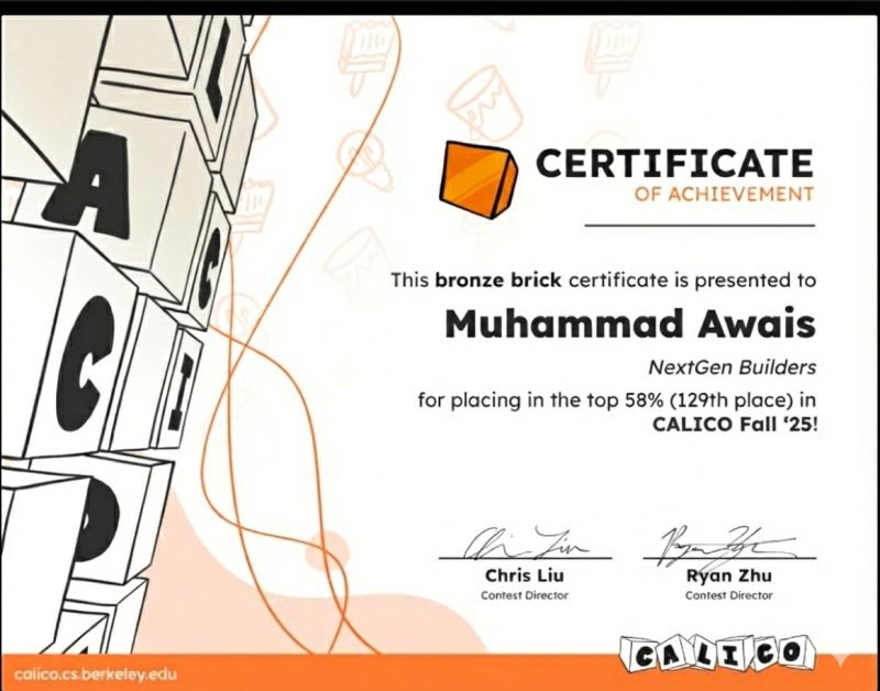 Calico Coding Competition