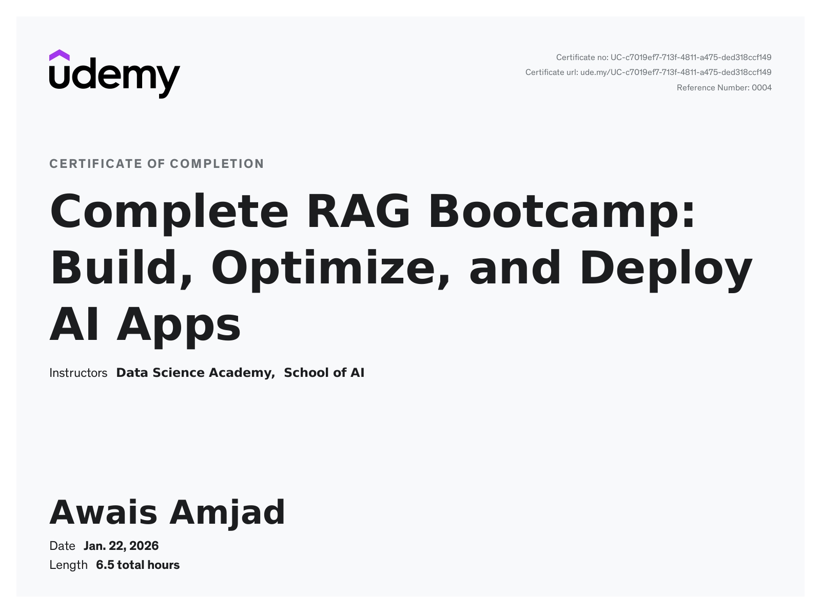 Complete RAG Bootcamp: Build, Optimize, and Deploy AI Apps