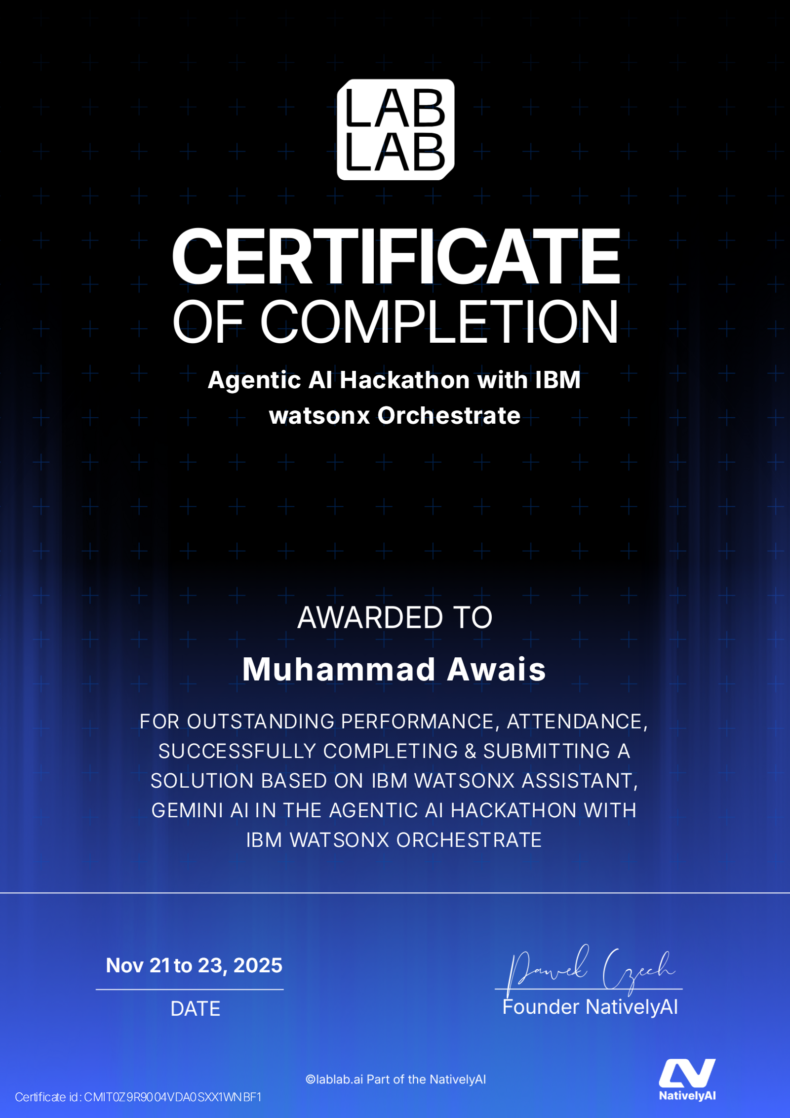 Agentic AI Hackathon with IBM watsonx Orchestrate